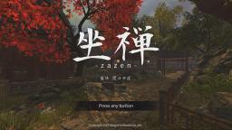 Zazen: Zen Meditation Game Title Screen